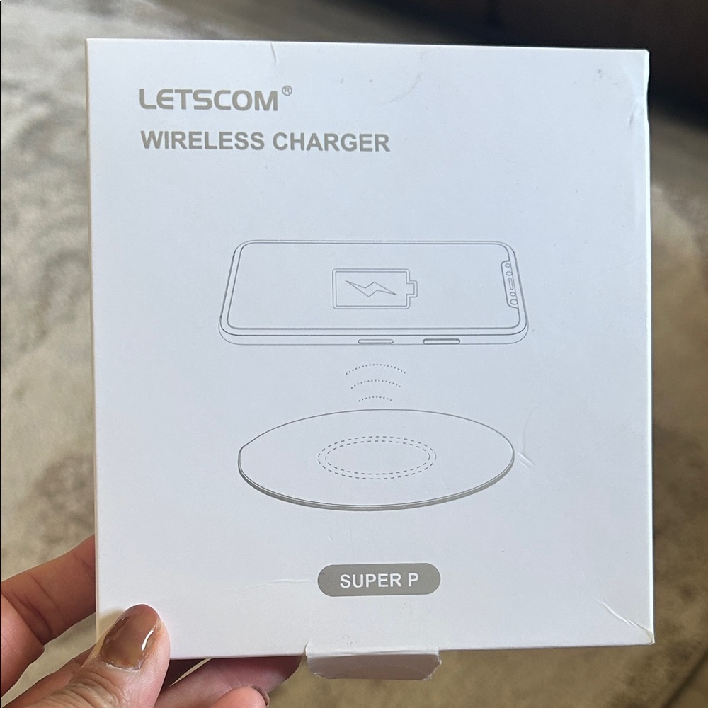 Letscom Wireless Charger in Black